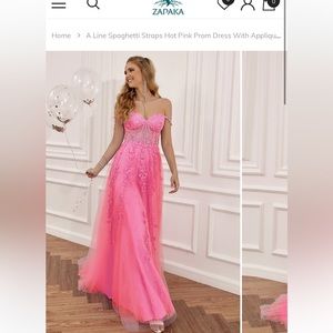 (Brand - Zapaka) (Size- 4) (Color- “Hot Pink”)